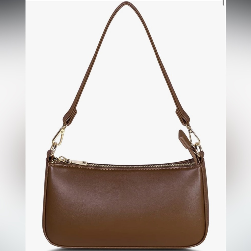 Brown Leather Shoulder Bag